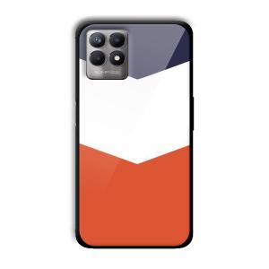 3 Colors Customized Printed Glass Back Cover for Realme 8i