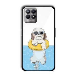 Cool Dog Customized Printed Glass Back Cover for Realme 8i