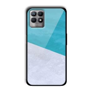 Twin Color Customized Printed Glass Back Cover for Realme 8i