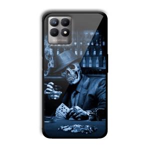 Scary Man Customized Printed Glass Back Cover for Realme 8i