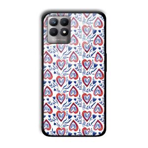 Little Spades Customized Printed Glass Back Cover for Realme 8i