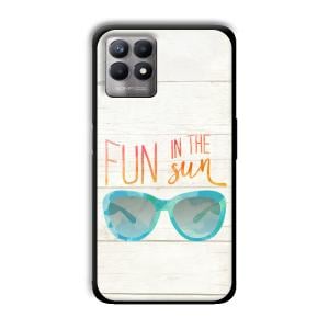Fun in the Sun Customized Printed Glass Back Cover for Realme 8i