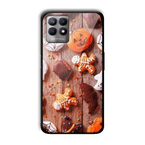Gingerbread Customized Printed Glass Back Cover for Realme 8i