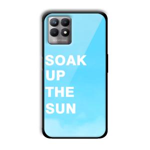Soak Up The Sun Customized Printed Glass Back Cover for Realme 8i