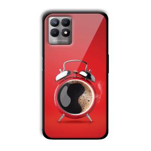 Morning Coffee Customized Printed Glass Back Cover for Realme 8i