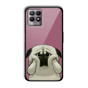 Chubby Dogo Customized Printed Glass Back Cover for Realme 8i