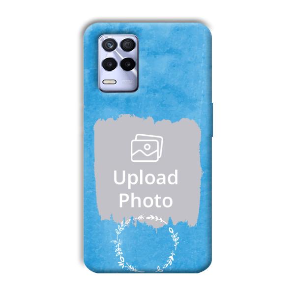 Blue Design Customized Printed Back Cover for Realme 8s