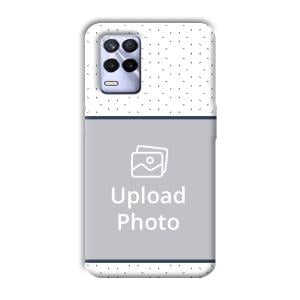 Blue Dots Customized Printed Back Cover for Realme 8s
