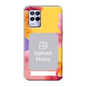 Colorful Flowers Customized Printed Back Cover for Realme 8s