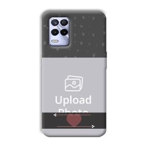 Dark Grey Customized Printed Back Cover for Realme 8s