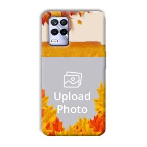 Maple Leaves Customized Printed Back Cover for Realme 8s