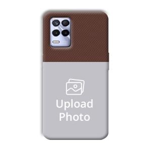 Brown Customized Printed Back Cover for Realme 8s