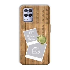 Wooden Photo Collage Customized Printed Back Cover for Realme 8s