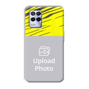 Yellow Lines Customized Printed Back Cover for Realme 8s