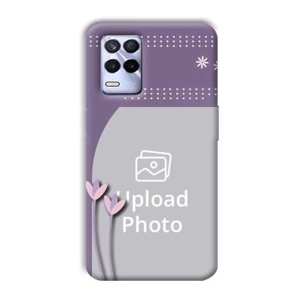 Lilac Pattern Customized Printed Back Cover for Realme 8s