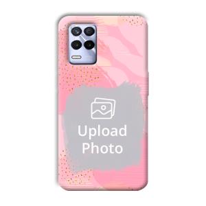 Sparkly Pink Customized Printed Back Cover for Realme 8s