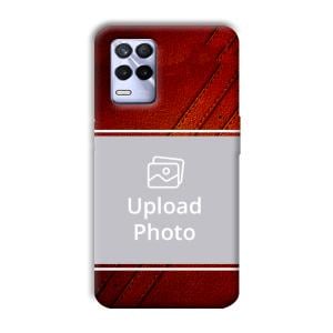 Solid Red Customized Printed Back Cover for Realme 8s