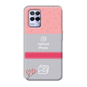 Pinkish Design Customized Printed Back Cover for Realme 8s