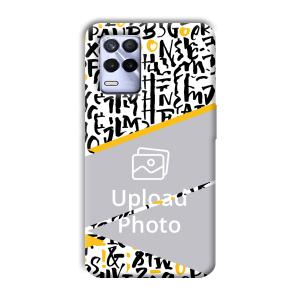 Letters Customized Printed Back Cover for Realme 8s