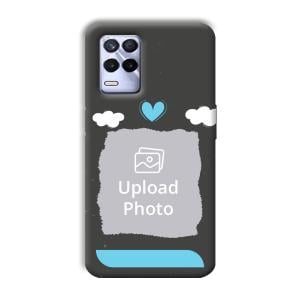 Love & Clouds Customized Printed Back Cover for Realme 8s