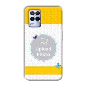 Butterflies & Yellow Customized Printed Back Cover for Realme 8s