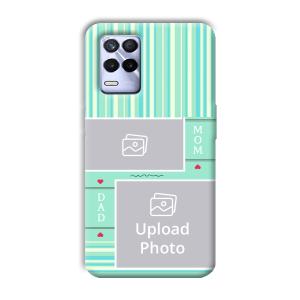 Mom Dad Customized Printed Back Cover for Realme 8s