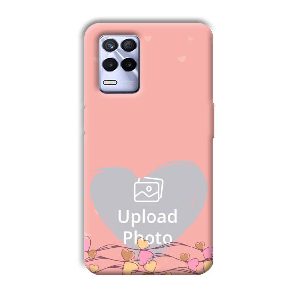 Small Hearts Customized Printed Back Cover for Realme 8s