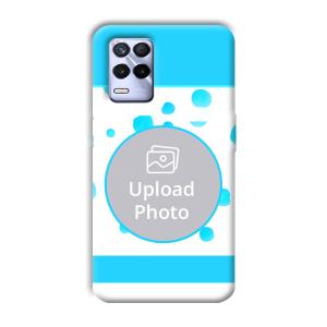 Bluish Customized Printed Back Cover for Realme 8s