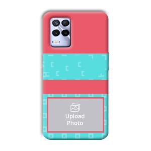 Bluish Pattern Customized Printed Back Cover for Realme 8s
