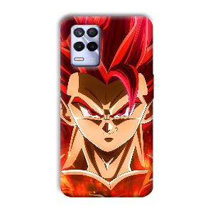 Goku Design Phone Customized Printed Back Cover for Realme 8s