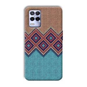 Fabric Design Phone Customized Printed Back Cover for Realme 8s
