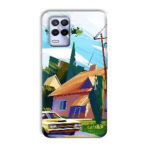 Car  Phone Customized Printed Back Cover for Realme 8s