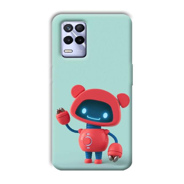 Robot Phone Customized Printed Back Cover for Realme 8s