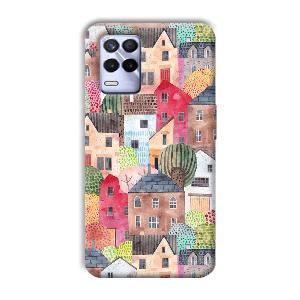 Colorful Homes Phone Customized Printed Back Cover for Realme 8s