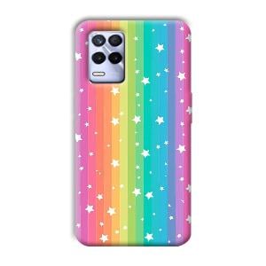 Starry Pattern Phone Customized Printed Back Cover for Realme 8s