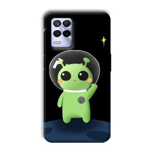 Alien Character Phone Customized Printed Back Cover for Realme 8s