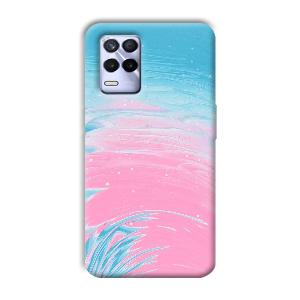 Pink Water Phone Customized Printed Back Cover for Realme 8s