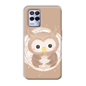Owlet Phone Customized Printed Back Cover for Realme 8s