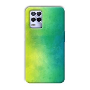 Green Pattern Phone Customized Printed Back Cover for Realme 8s