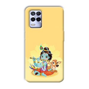 Baby Krishna Phone Customized Printed Back Cover for Realme 8s