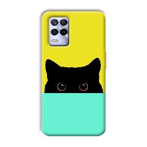 Black Cat Phone Customized Printed Back Cover for Realme 8s