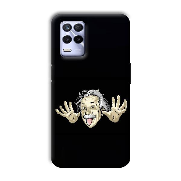 Einstein Phone Customized Printed Back Cover for Realme 8s