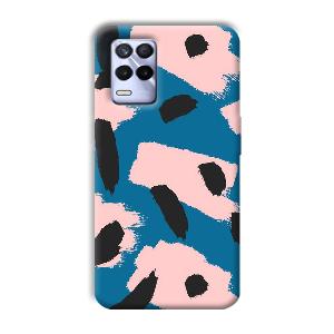 Black Dots Pattern Phone Customized Printed Back Cover for Realme 8s