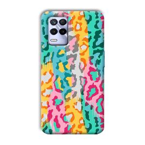 Colors Phone Customized Printed Back Cover for Realme 8s