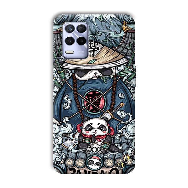 Panda Q Phone Customized Printed Back Cover for Realme 8s