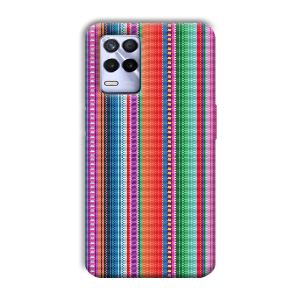 Fabric Pattern Phone Customized Printed Back Cover for Realme 8s