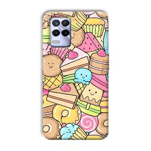 Love Desserts Phone Customized Printed Back Cover for Realme 8s