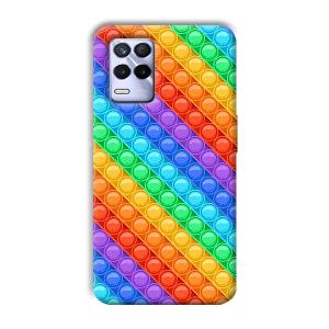 Colorful Circles Phone Customized Printed Back Cover for Realme 8s