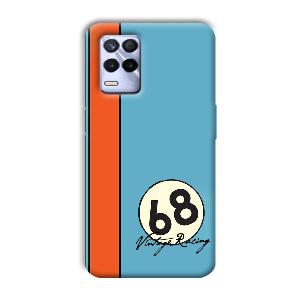 Vintage Racing Phone Customized Printed Back Cover for Realme 8s