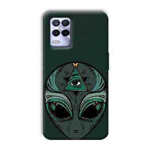 Alien Phone Customized Printed Back Cover for Realme 8s